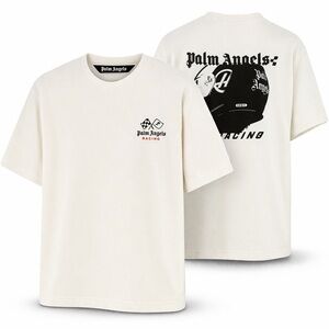 Palm Angels Racing graphic-print cotton T-shirt Size XL Retail $510 Authentic